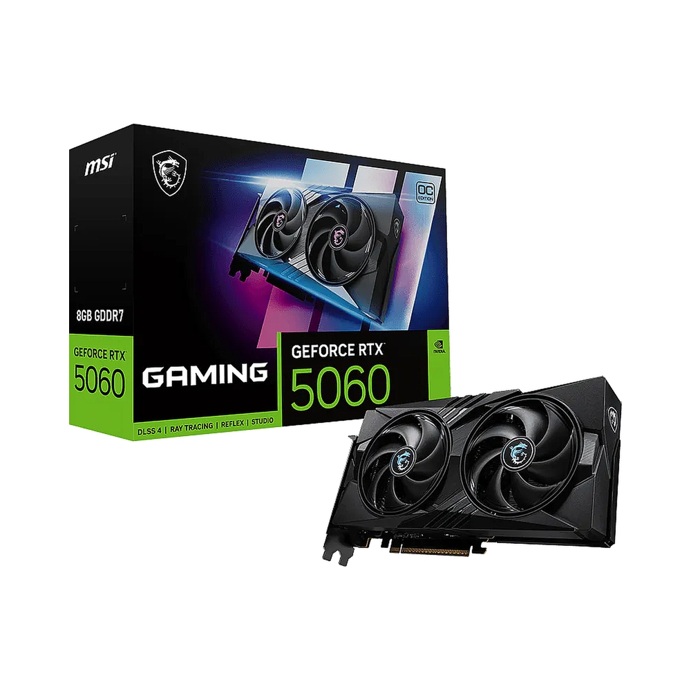 Видеокарта MSI GeForce RTX 5060 GAMING OC [RTX 5060 8G GAMING OC]