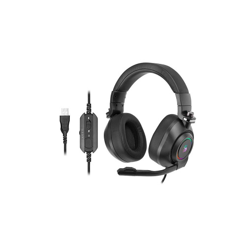Наушники с микрофоном A4Tech Bloody G580 черный 2м