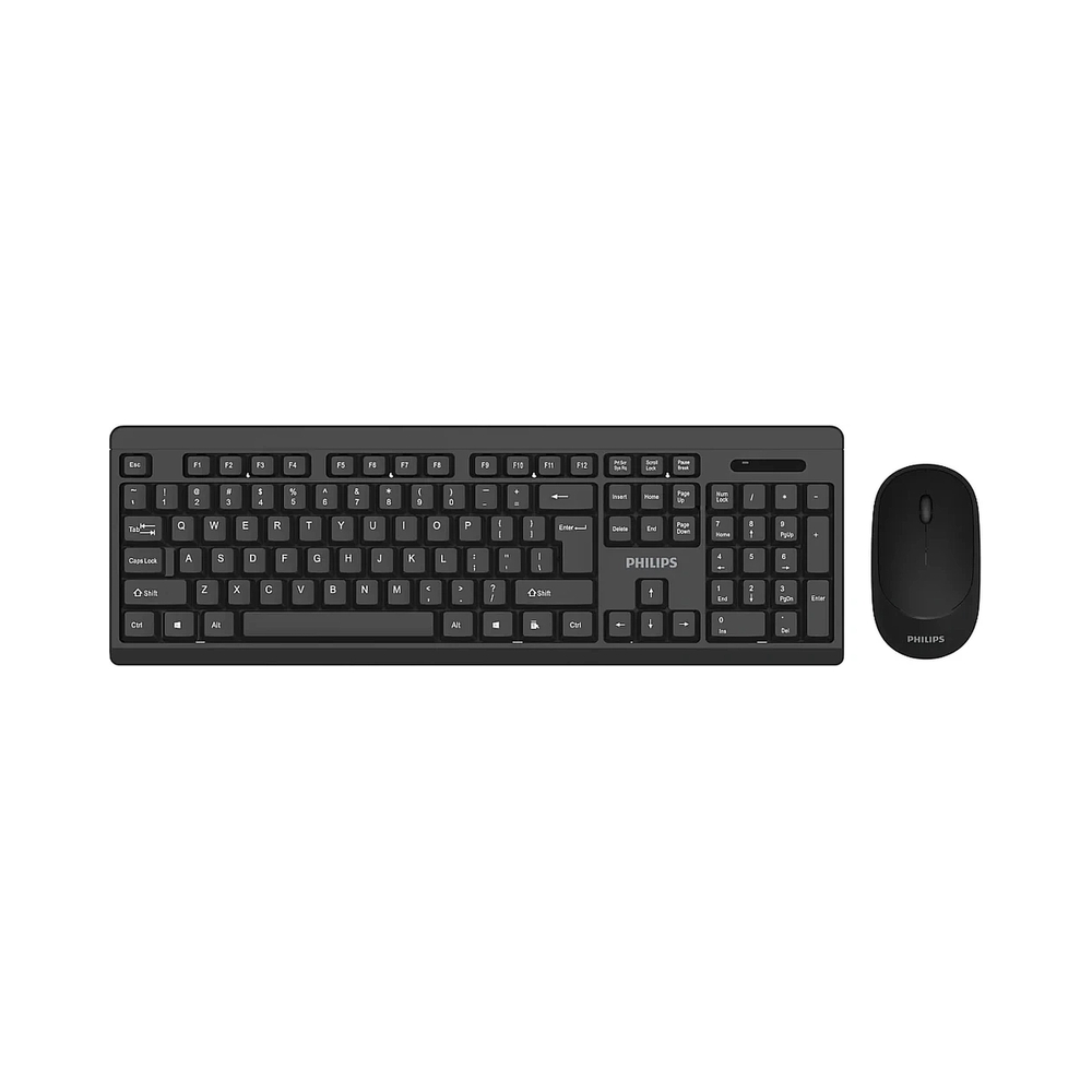 Клавиатура + мышь Philips SPT6324, черный