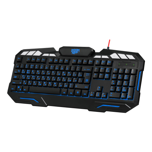 Клавиатура проводная Defender Doom Keeper GK-100DL, черный