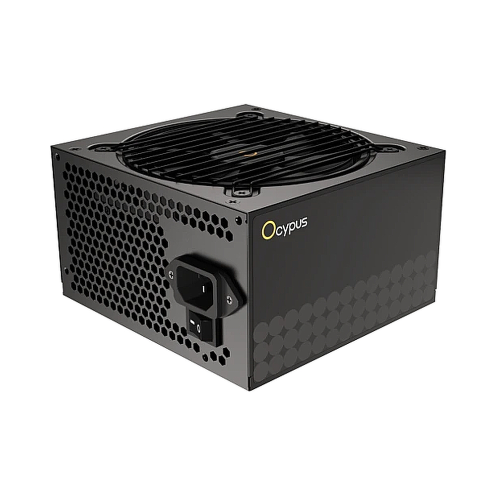 Блок питания 650W Ocypus Gamma P650 BK (ATX, 80+, APFC, 20+4 pin, 120mm fan, PCI-E 6+2Px4, 6xSATA) (Gamma-P650-W1HDBK024X-EU)