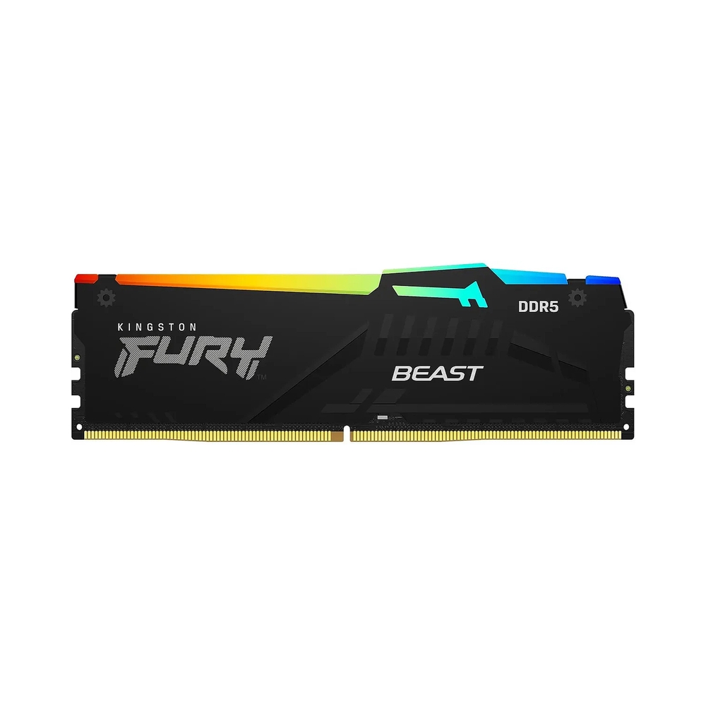 Оперативная память Kingston FURY Beast Black RGB [KF552C40BBA-16] 16GB D5