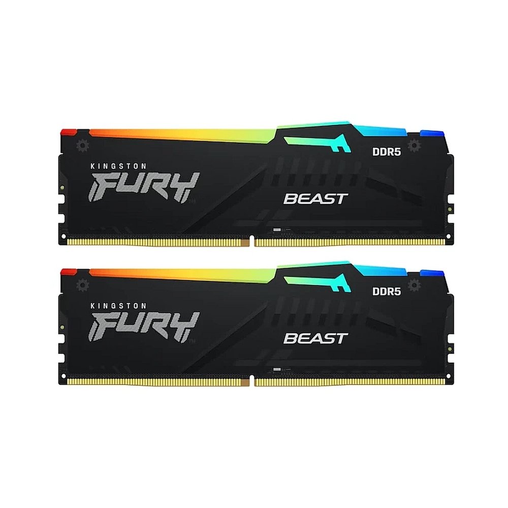 Оперативная память Kingston FURY Beast Black RGB [KF556C36BBEAK2-32] 32GB KIT D5