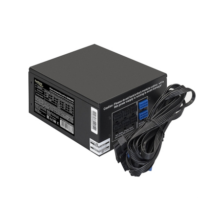 Серверный БП 1200W ExeGate EX292199RUS ServerPRO-1200RADS (ATX, for 3U+ cases, КПД 82% (80 PLUS), 14cm fan, 24pin, 2(4+4)pin, 6xPCIe, 8xSATA, 4xIDE, Cable Management, black)