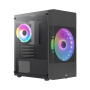 Корпус Aerocool / Formula Atomic Lite-G-BK-v2, черный