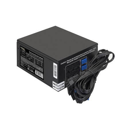 Серверный БП 800W ExeGate EX292212RUS ServerPRO-800RADS (ATX, for 3U+ cases, APFC, КПД 80% (80 PLUS), 14cm fan, 24pin, 2(4+4)pin, PCIe, 5xSATA, 4xIDE, FDD, Cable Management, black)
