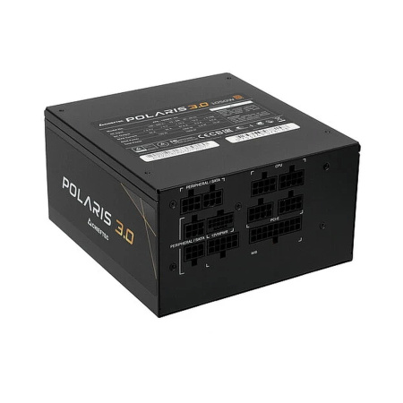 Блок питания Chieftec Polaris 3.0 PPS-1050FC-A3 (ATX 3.0, 1050W, 80 PLUS GOLD, Active PFC, 140mm fan, Full Cable Management, Gen5 PCIe) Retail