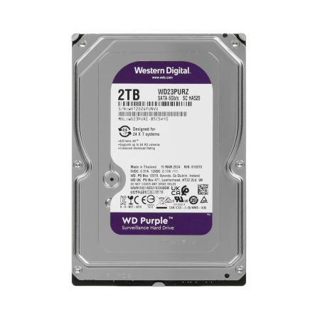 Жесткий диск WD Purple [WD23PURZ] 2TB