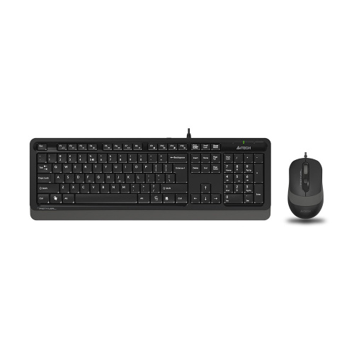 Клавиатура + мышь A4 Fstyler F1010 черный/серый USB Multimedia