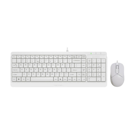 Клавиатура + мышь A4Tech Fstyler F1512 белый