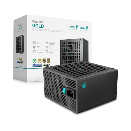 Блок питания DEEPCOOL / GamerStorm PQ650G [R-PQ650G-FD0B-WGEU-V1], черный