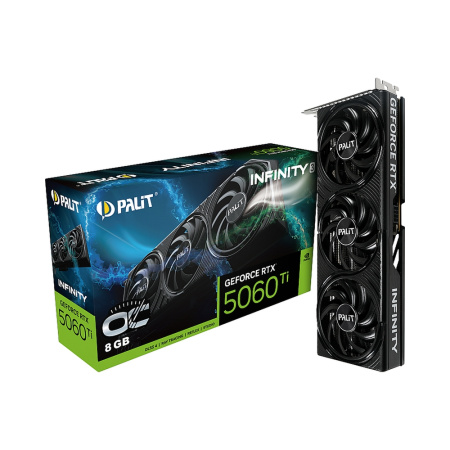 Видеокарта Palit GeForce RTX 5060 Ti 8GB Infinity 3 OC [NE7506TS19P1-GB2062S]